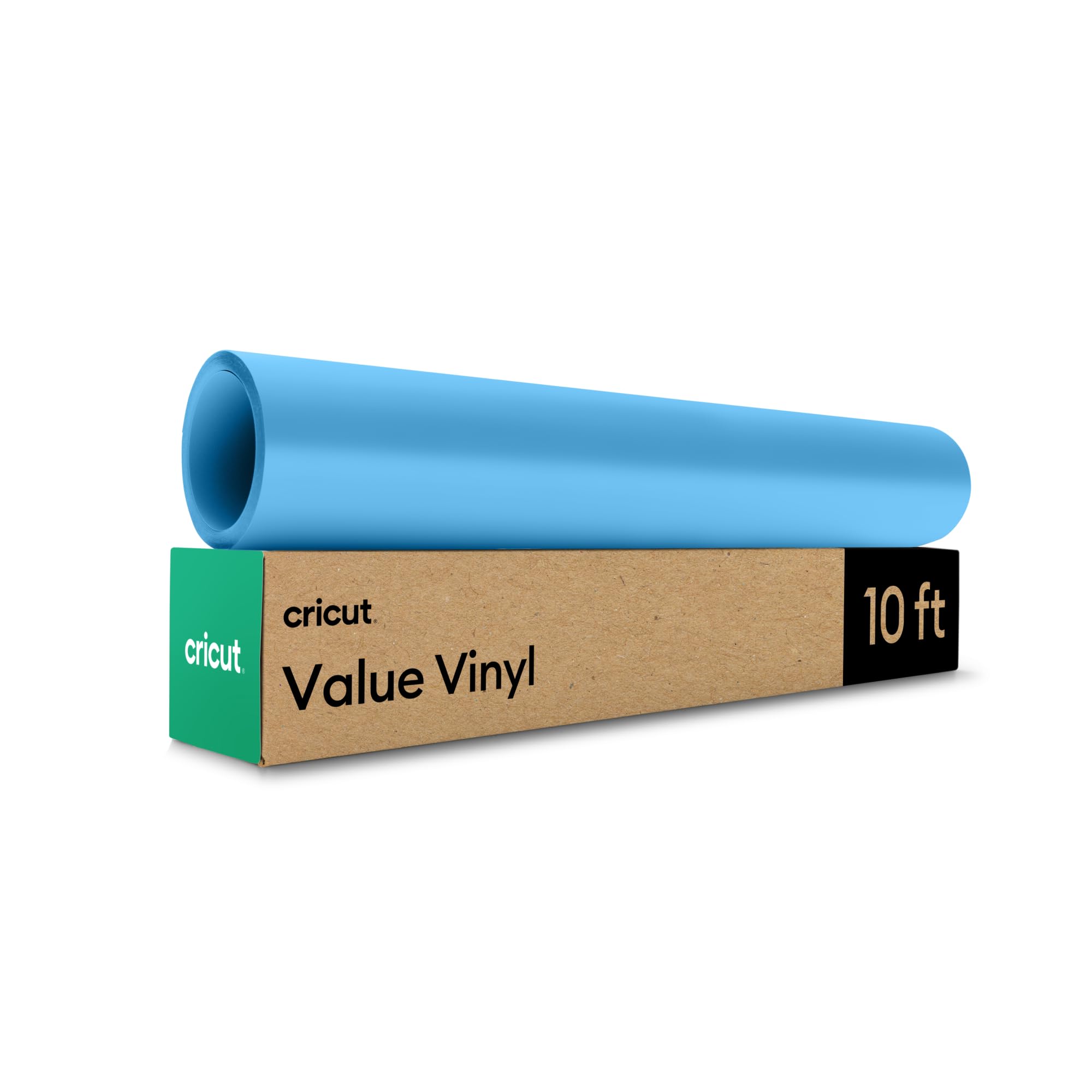 Cricut Selbstklebendes Vinylfolie Plotter - Plotterfolie Vinyl Permanent Rolle, Selbstklebende Folie (30.5x3m cm, Himmelblau)