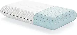 WEEKENDER Almofada de espuma viscoelástica em gel – Almofada de resfriamento ventilada – Capa removível, lavável na máquina – Padrão