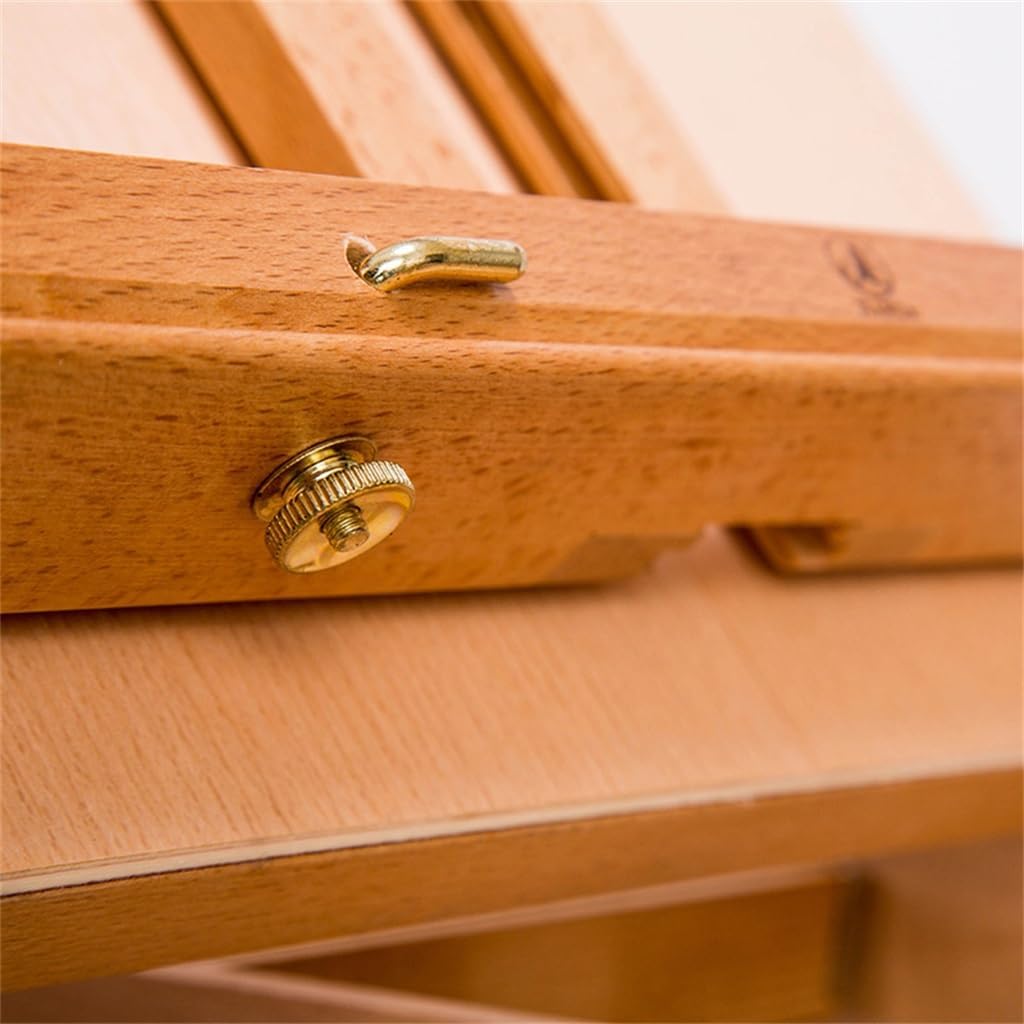 HBJWOV Picture Box Easel Picture Box Easel Back Easel Assembles The Artist's Wooden Easel