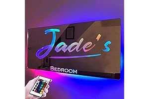 Personalized Name Mirror With LED Lights