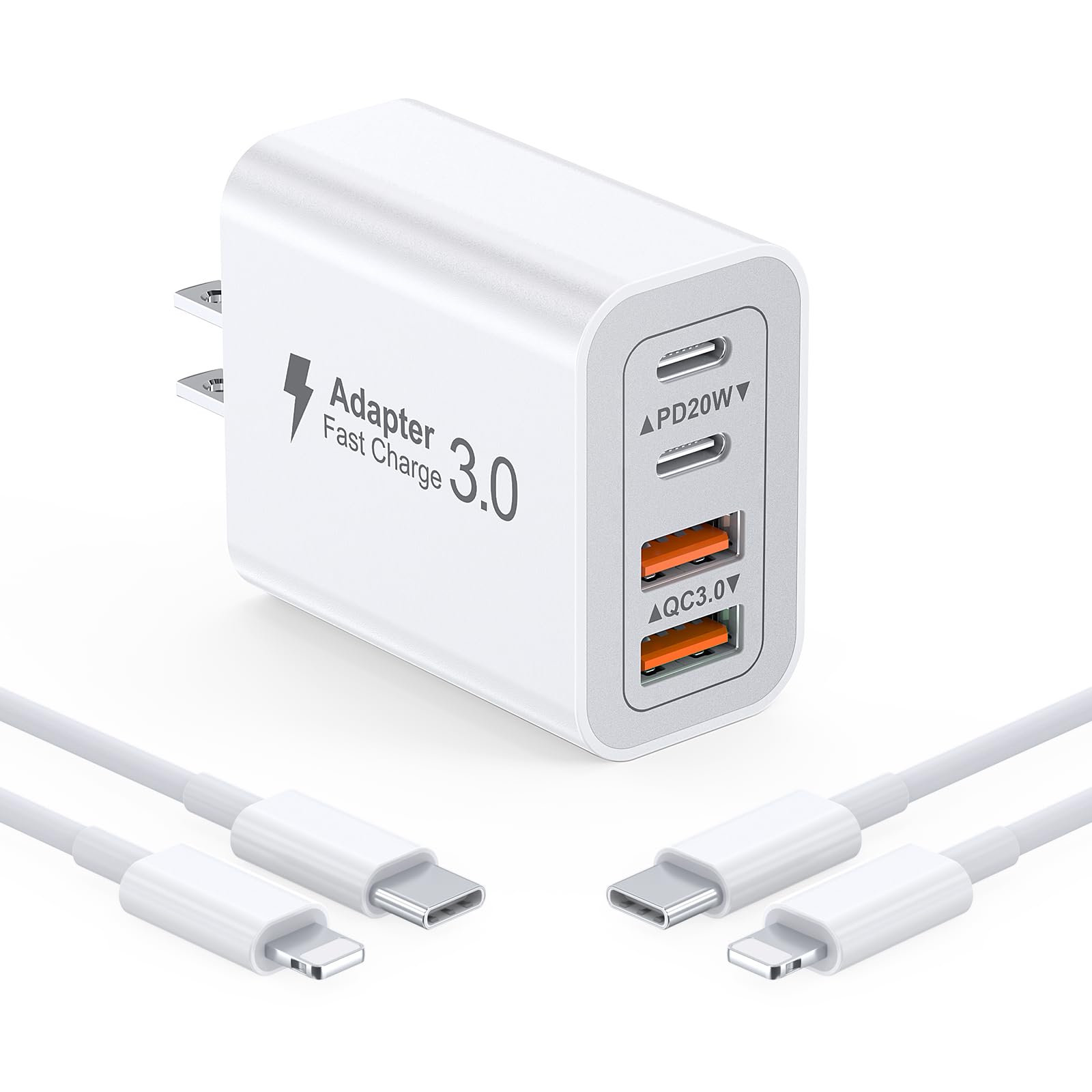20W高速充電アダプタ &  USB-C - Cケーブル（2m） 20W高速充電アダプタ & USB-C - Cケーブル（2m） Amazon | 充電