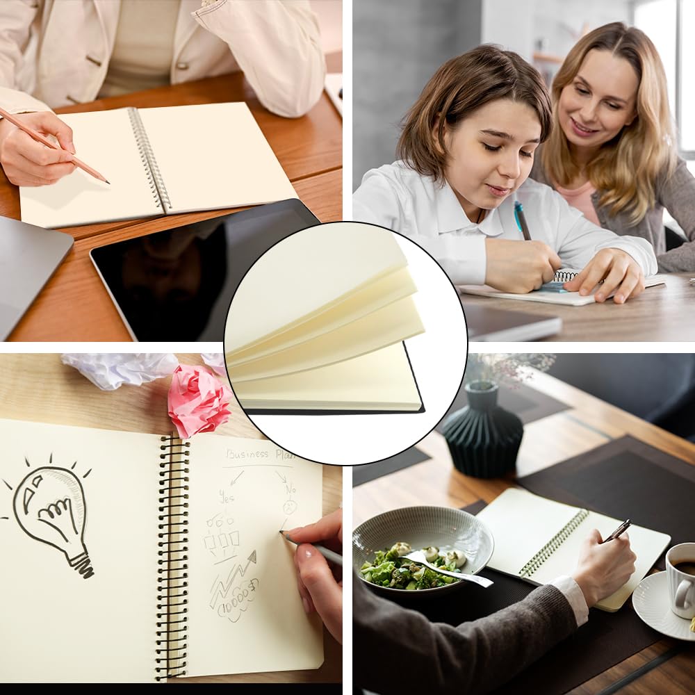 Juoqg Team Hardcover Spiral Blank 160 Page Notebook, Teamwork Gifts, Employee Appreciation Gifts, Team Appreciation Gifts, Appreciation Gifts for Colleagues Coworker Staff Team Member, Team Gifts