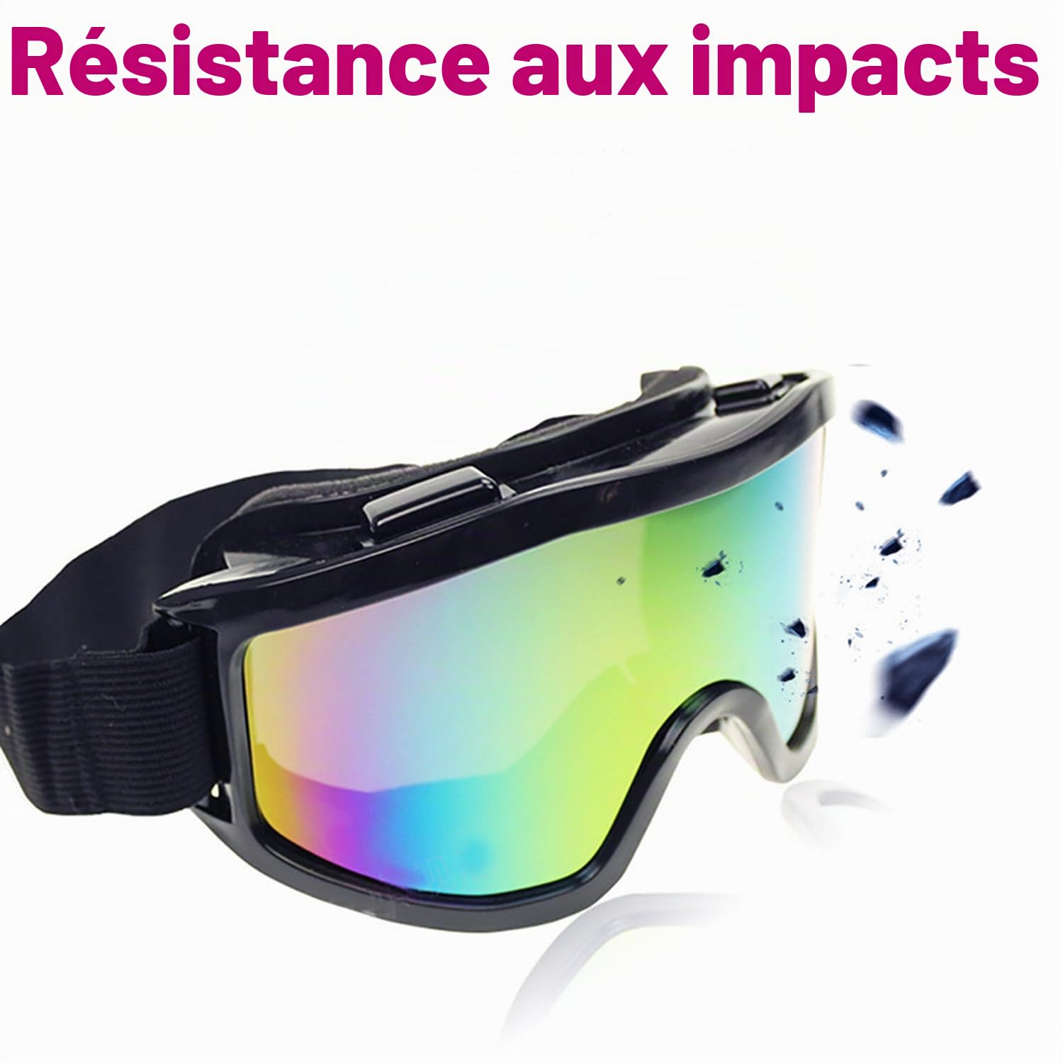 Lunettes de ski, de snowboard, de ski, anti-buée, de protection UV, pour activités de plein air, ski, cyclisme, snowboard, randonnée, protection des yeux, unisexe