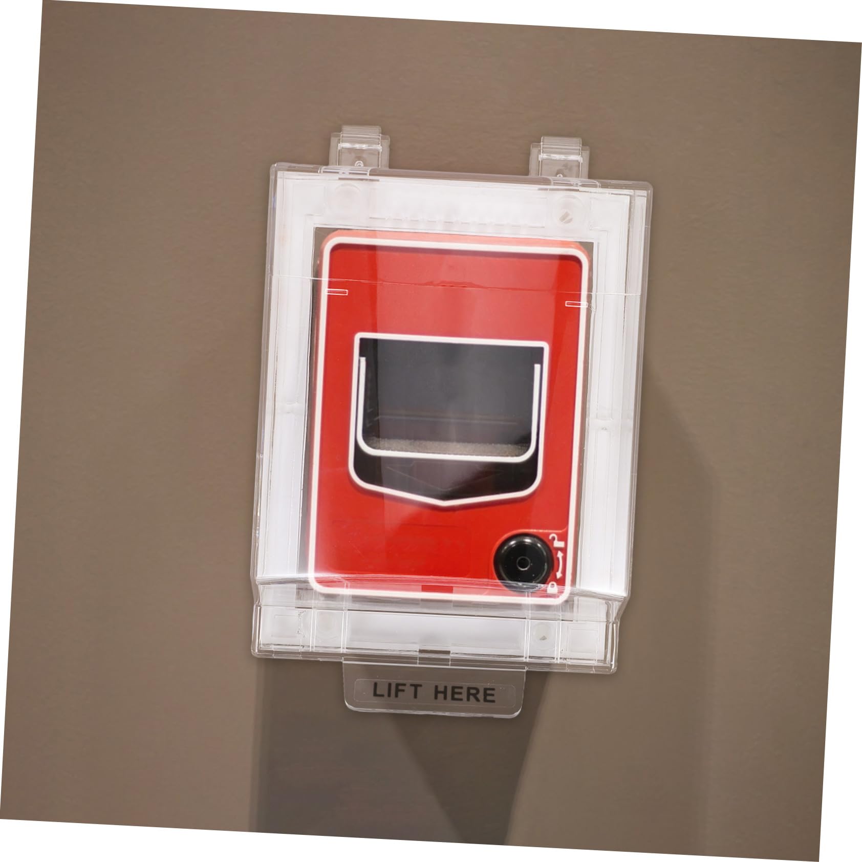 Protector de para Botón de Alarma Manual Funda Resistente para Interruptor de Reinicio de Protección para Puntos de contra Fuego Uso Interior y Exterior Escuelas y Oficinas