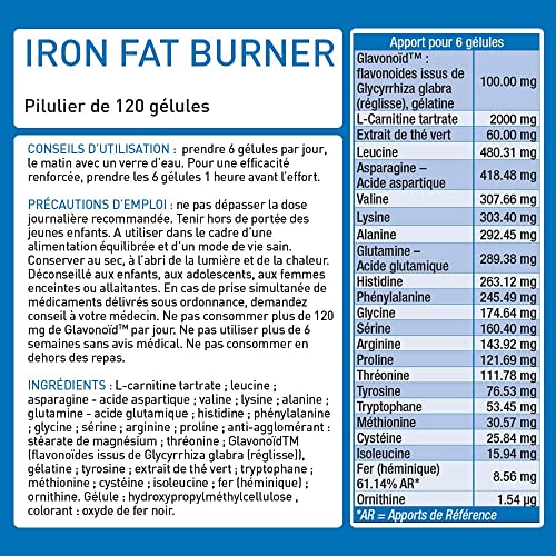 PACK Objectif Minceur BRULE GRAISSE IRON ULTRA FAT BURNER E.A.A + CREME MINCEUR Abdos Slim – Minceur Femme et Homme - Eric Favre – Image 8