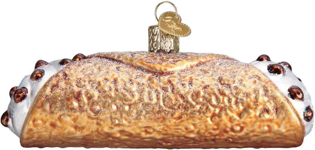 Old World Christmas Cannoli Ornament, Multi
