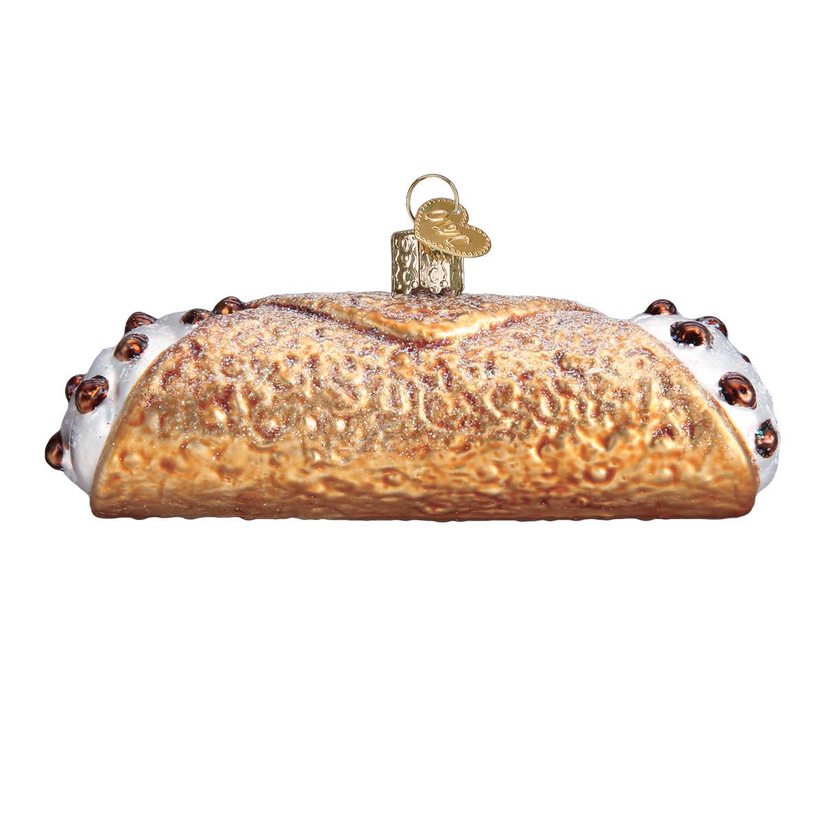 Old World Christmas CANNOLI Ornament, Multi