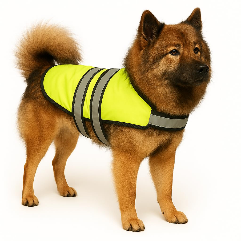 Flamingo Cappottino Invernale per Cani Eisbär Giallo Fluo 50CM