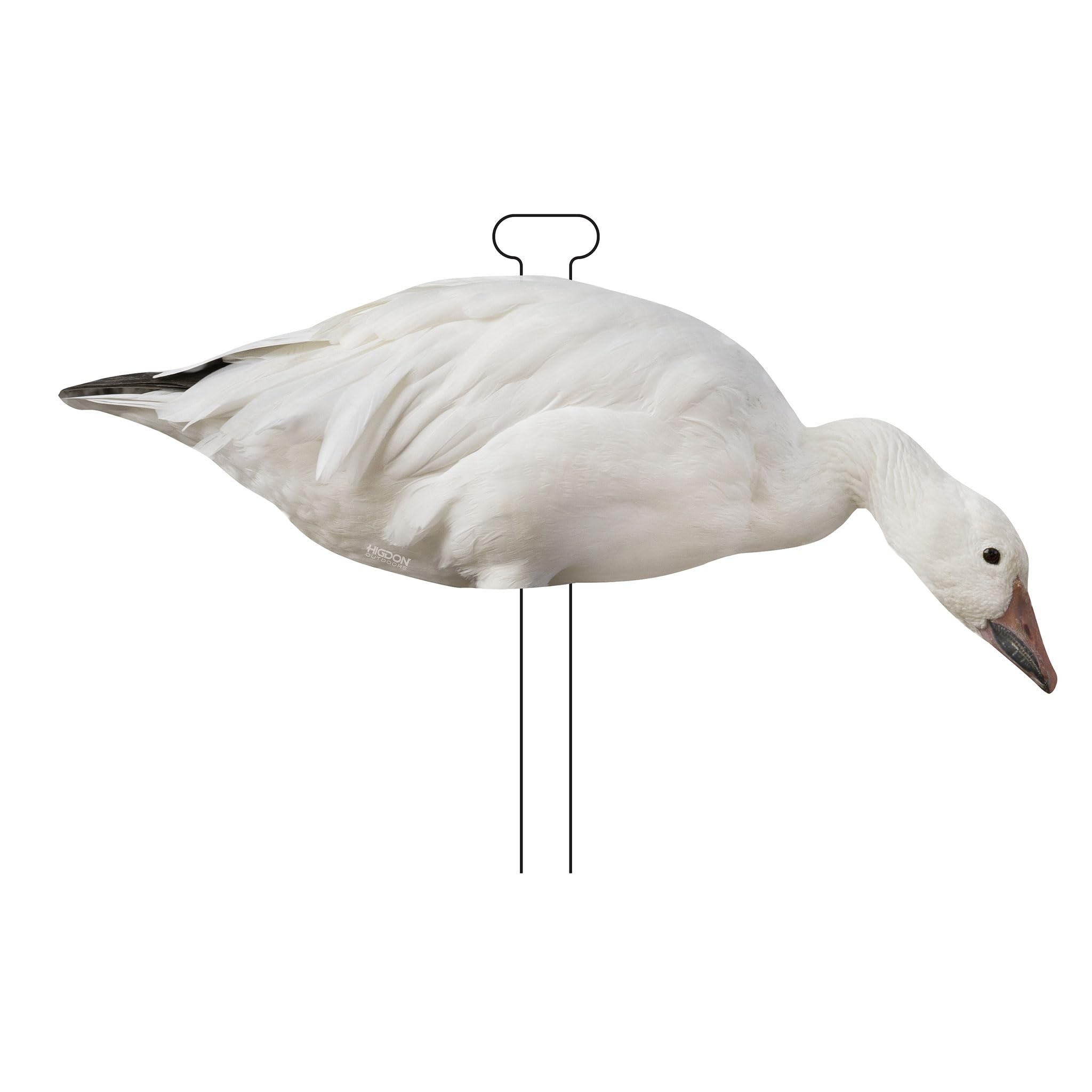 Higdon Outdoors Flats Snow & Blue Goose Standard Silhouette Waterfowl Decoy, 12-Pack