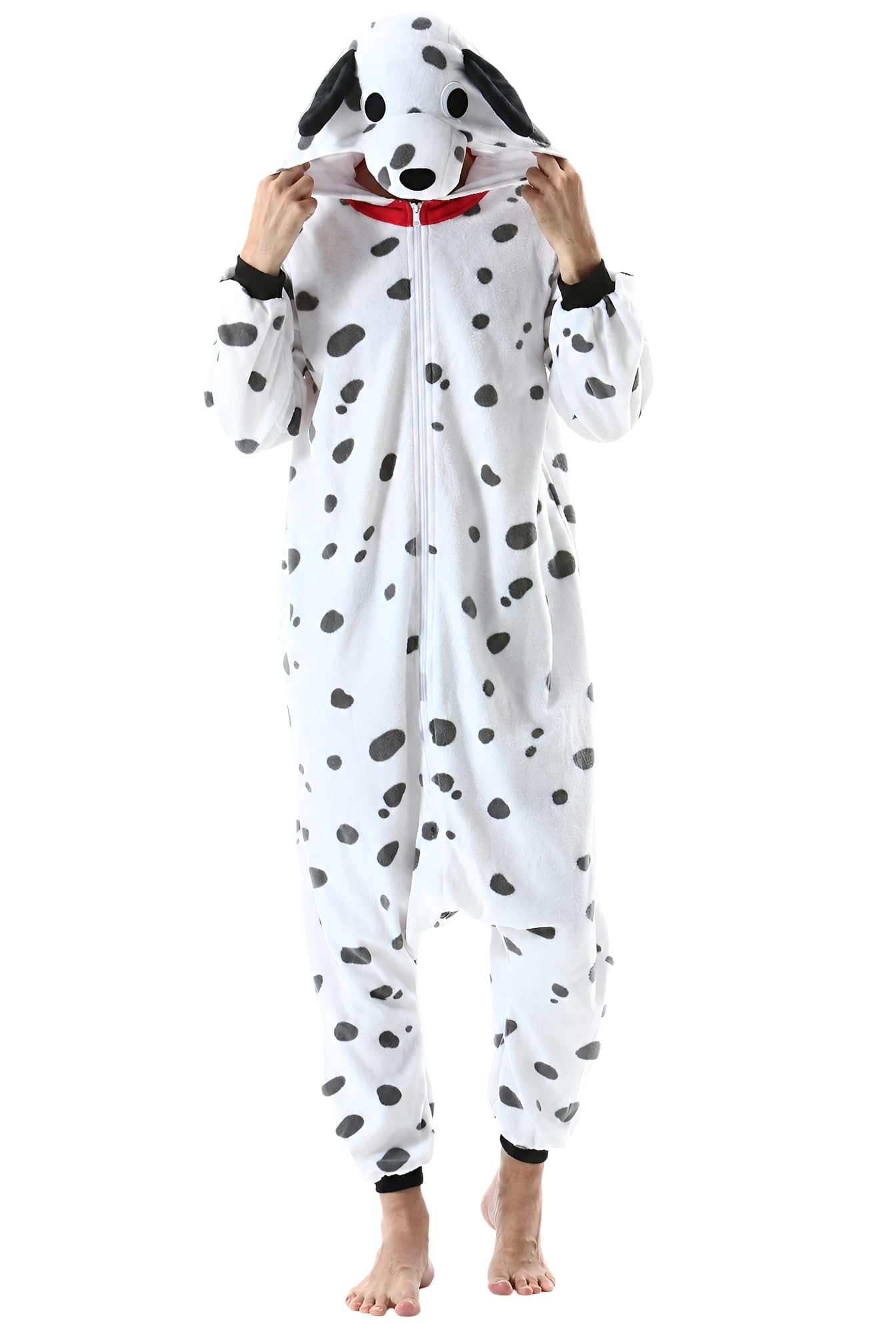DarkCom Unisex Adulto Cosplay Animale Onesie Halloween Carnevale Costume per Uomo Donna