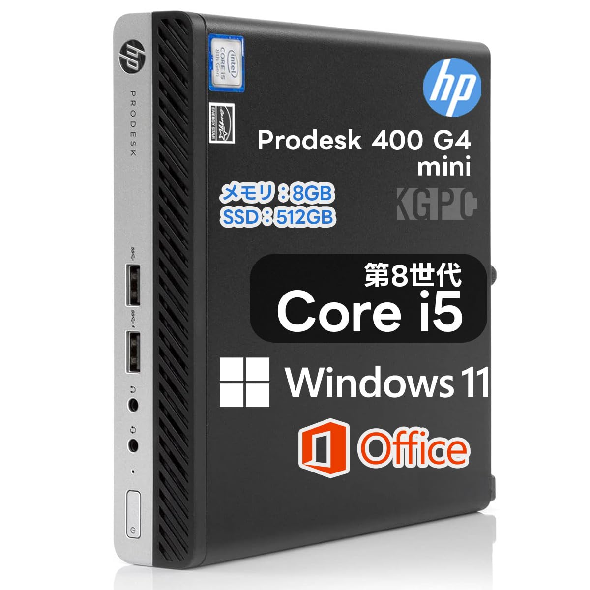 ミニPC HP ProDesk 400 G4 DM i5-8500T 8GB 256GB 31AaKG5AVaL.jpg
