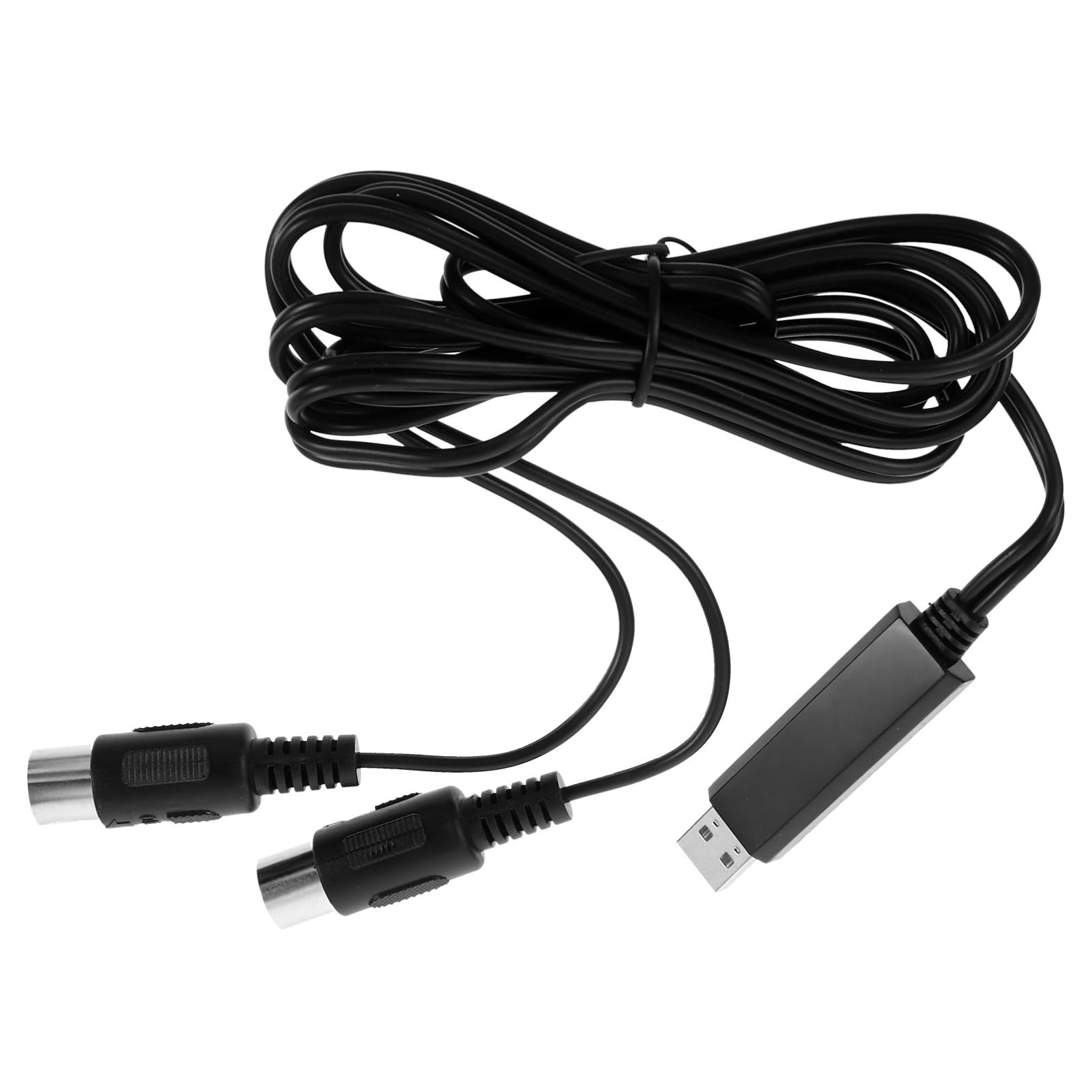 SUPVOX 3piezas Cable Convertidor Midi Usb Para Piano y Teclado Electrónico Conexión Rápida Pc y Laptop Adaptador Compatible Windows y Transmisión De Datos Estable Retardo