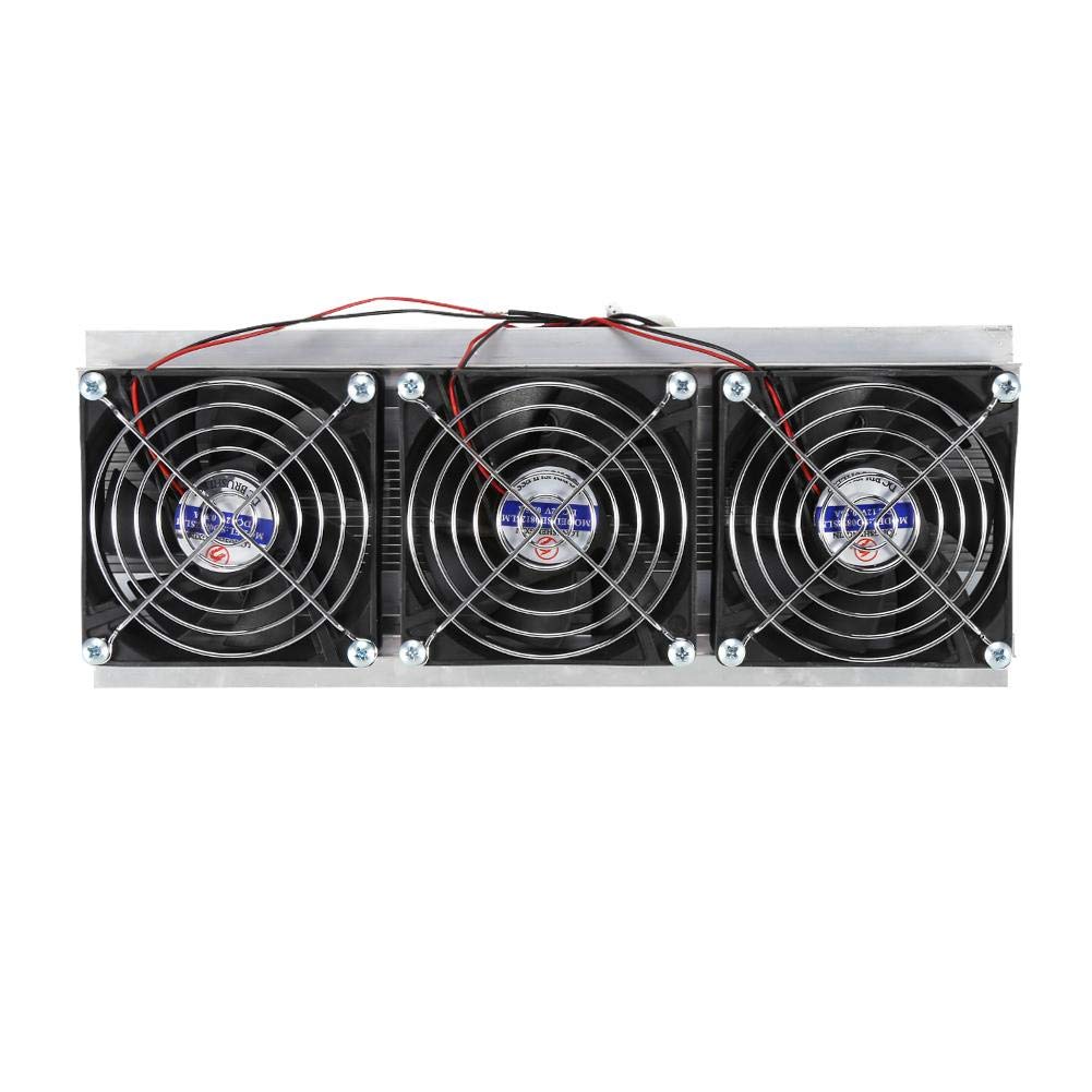 Système de refroidissement par refroidissement par air de thermoélectrique de réfrigération à semi conducteurs à trois cœurs pour le refroidissement des plaques