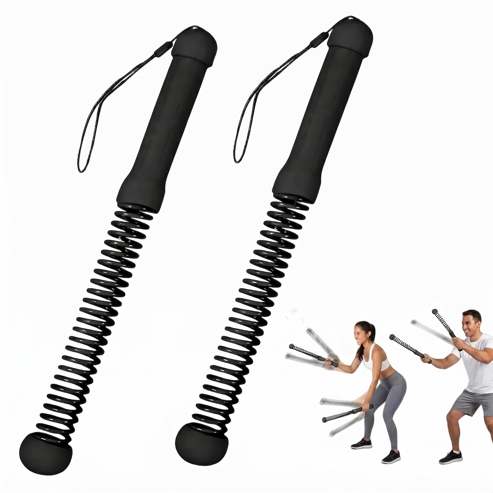2 Pcs Ropeless Battle Ropes for Home Workout