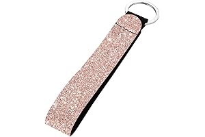 Glitter Keychain Wristlet: An Enchanting Adornment for Your Keys and Essentials