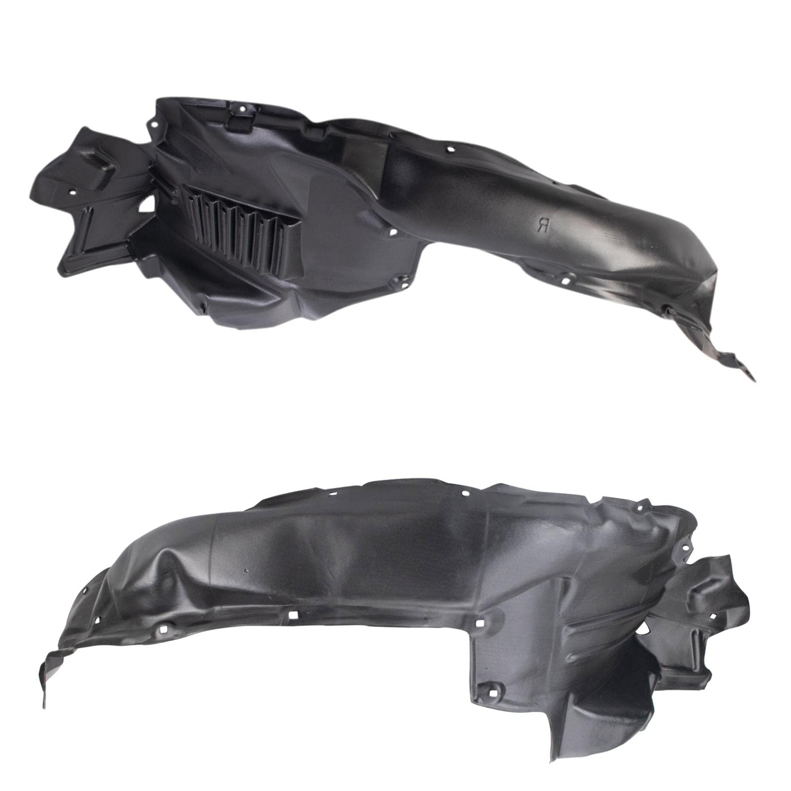 TRQ Front Inner Fender Liner Set Compatible with 2016-2021 Toyota Tacoma