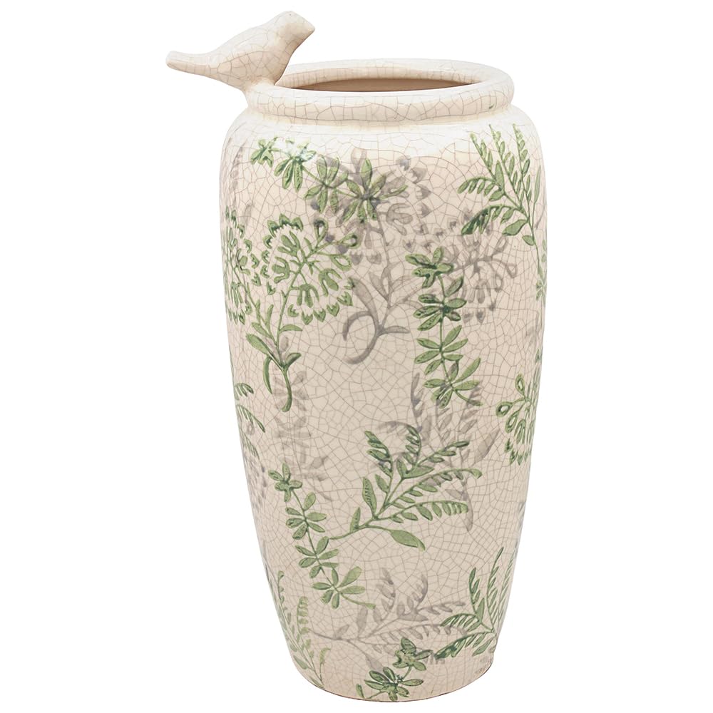 Mini vase oiseau chantant de Noël pour décoration maison et fleurs