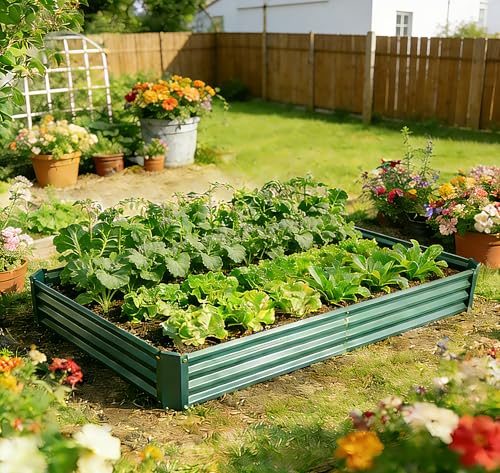 Cama de cultivo rectangular con base abierta para un drenaje óptimo de flores 7