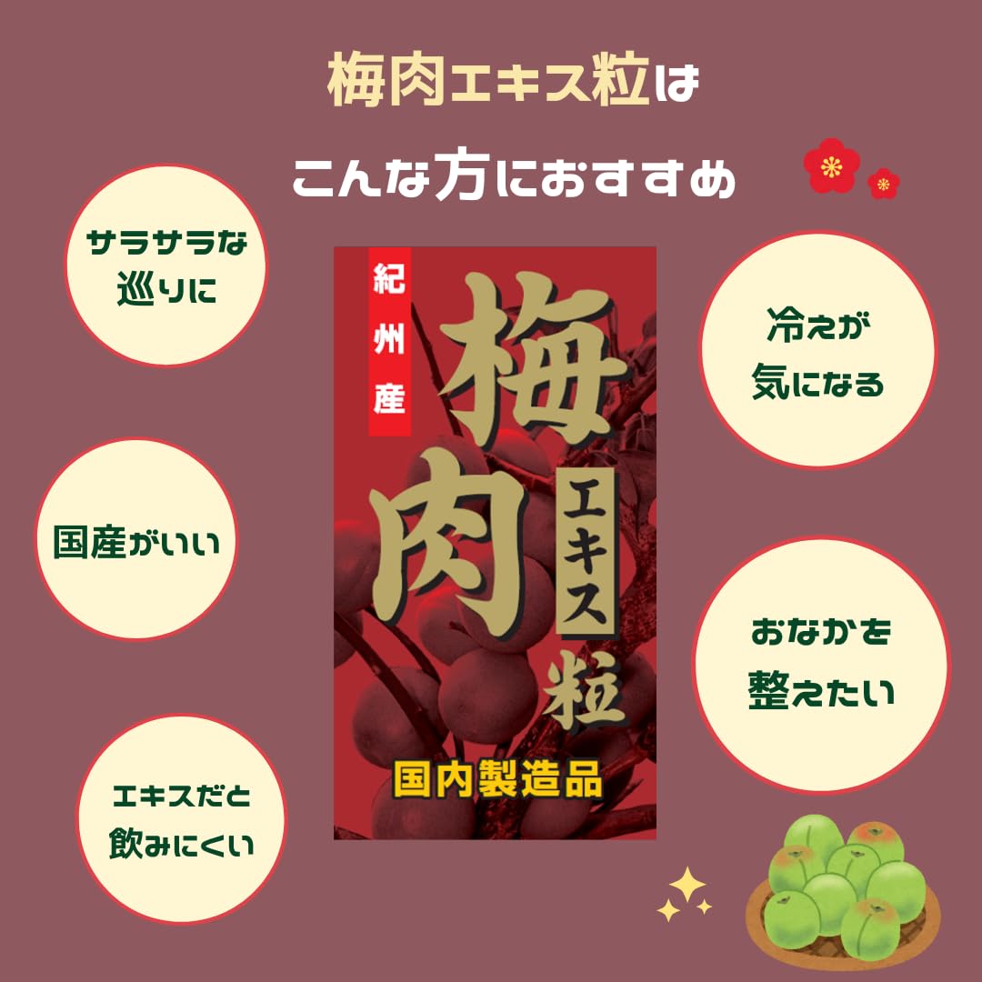 Amazon | 【アウトレット】梅肉エキス 360粒 3個セット 紀州産 国内