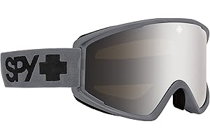 Spy Crusher Elite Matte Gray Sunglasses with Bronze Silver Mirror Lens