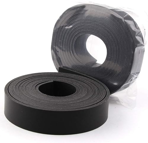 Miniatura 7 de lalatia Correa de cuero sintético de doble cara de 1 pulgada de ancho 3 yardas de largo, color negro