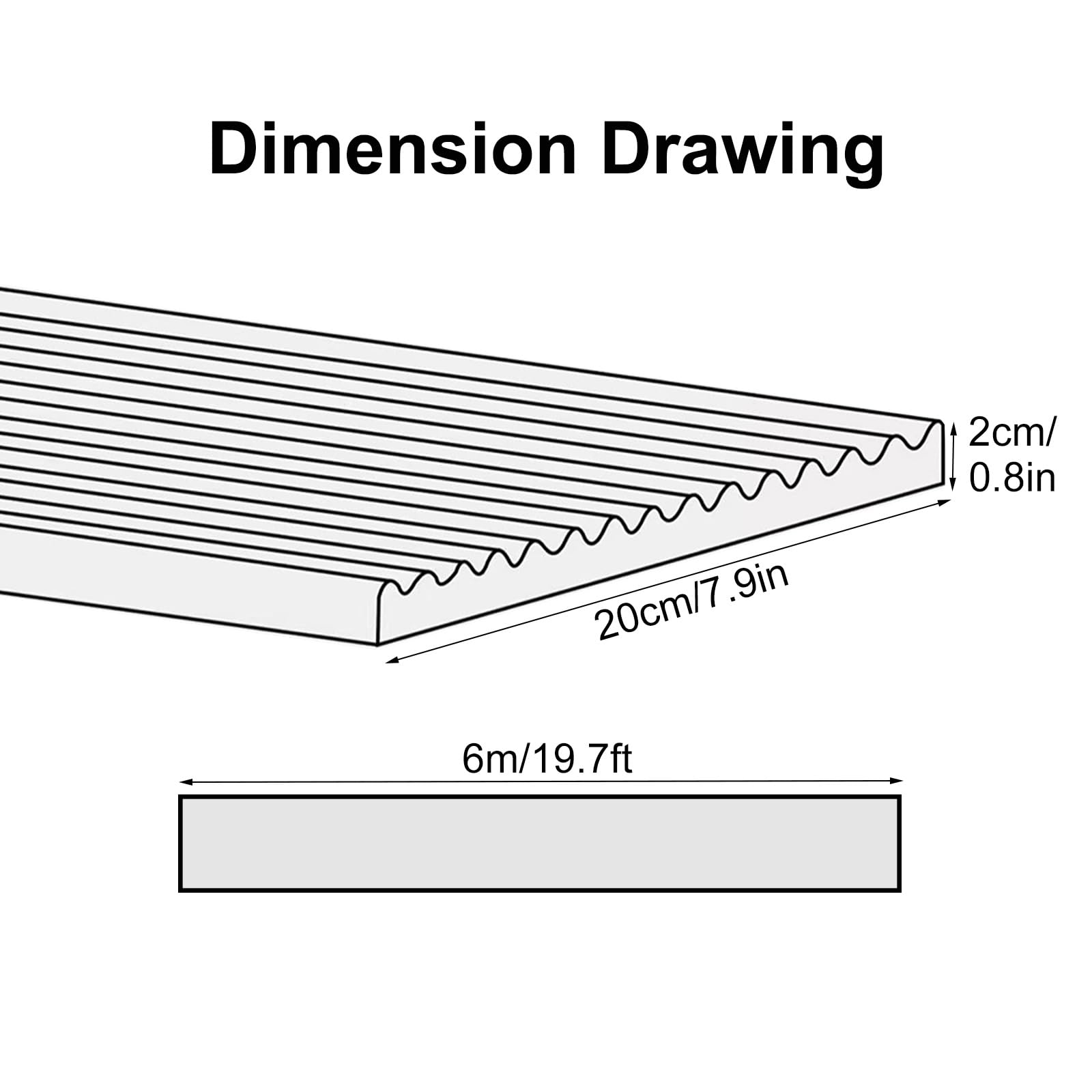 Schaumstoffkantenschutz, Dicker und Breiter Antikollisionsstreifen, Leicht zu Reinigen, Geeignet for Tischkanten, Bettrahmen und Wandecken(Green,6m/19.7ft)