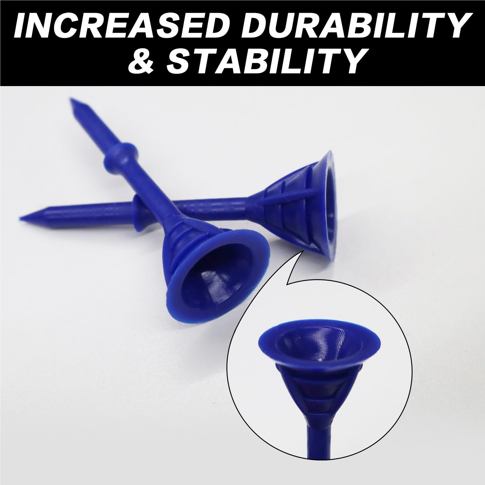 Premium-Golf-Tees, Golf-Tees, mehrfarbig, 83 mm, 100 Stück for Üben