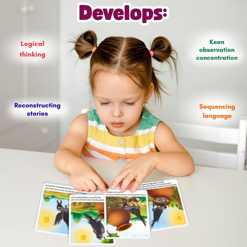 Creative's Story Telling 1 – Educational Picture Story Game for Kids Ages 3 & Up | Develops Sequencing, Logic, Observation & Language Skills | Preschool Learning Toy- Gift for Kids 1