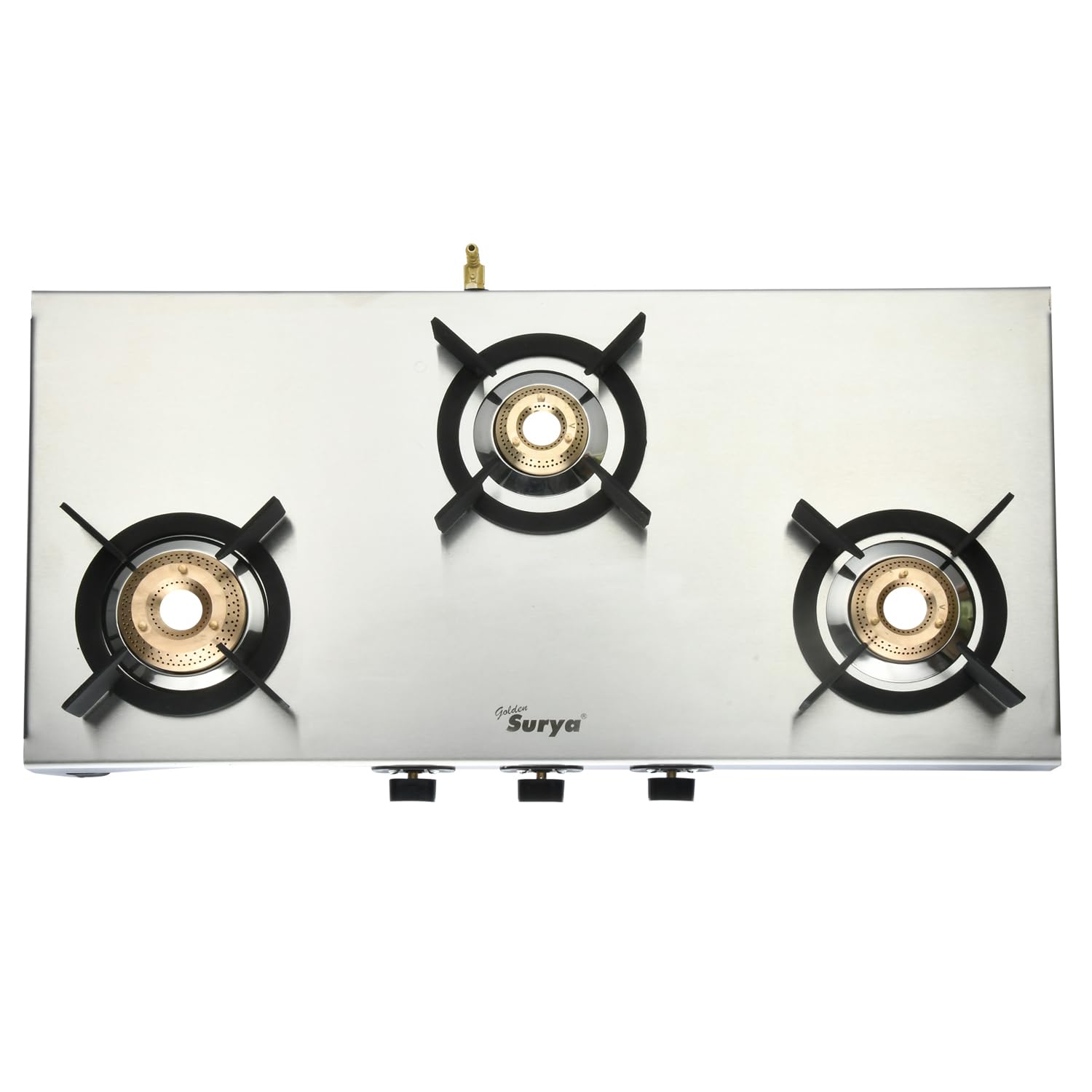 3 Burner Stainless Steel Gas Stove | High Efficiency Brass | Manual Ignition | ISI Certified | PNG Gas Compatible | 18 Months Warranty-image-29