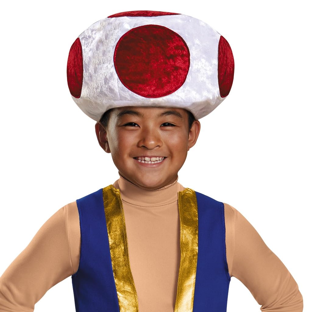 Disguise Costume Toad Bambino, Costume Videogiochi Bambini Disponibile Taglia M e L