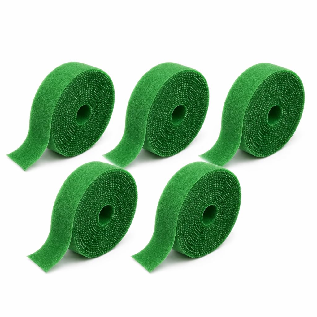 Garden Ties Plant Supports for Effective Growing Strong Grips are Reusable and Adjustable Cable Ties Cut-to-Length, 1m/pcs (5-Rolls x 100cm)-image-17