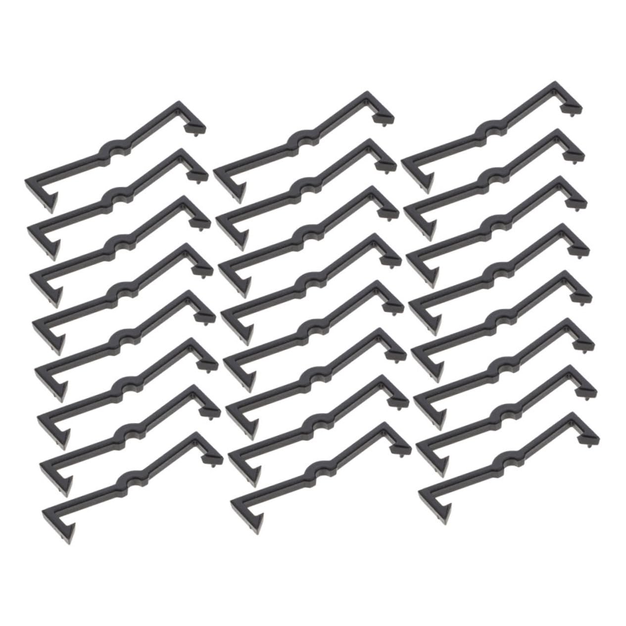 ULTECHNOVO 5 Set Di Ganci Per Pannelli Forati Per Accessori Versatili Per Garage Con Pannelli Forati Installazione Rapida 100 Pezzi * 5