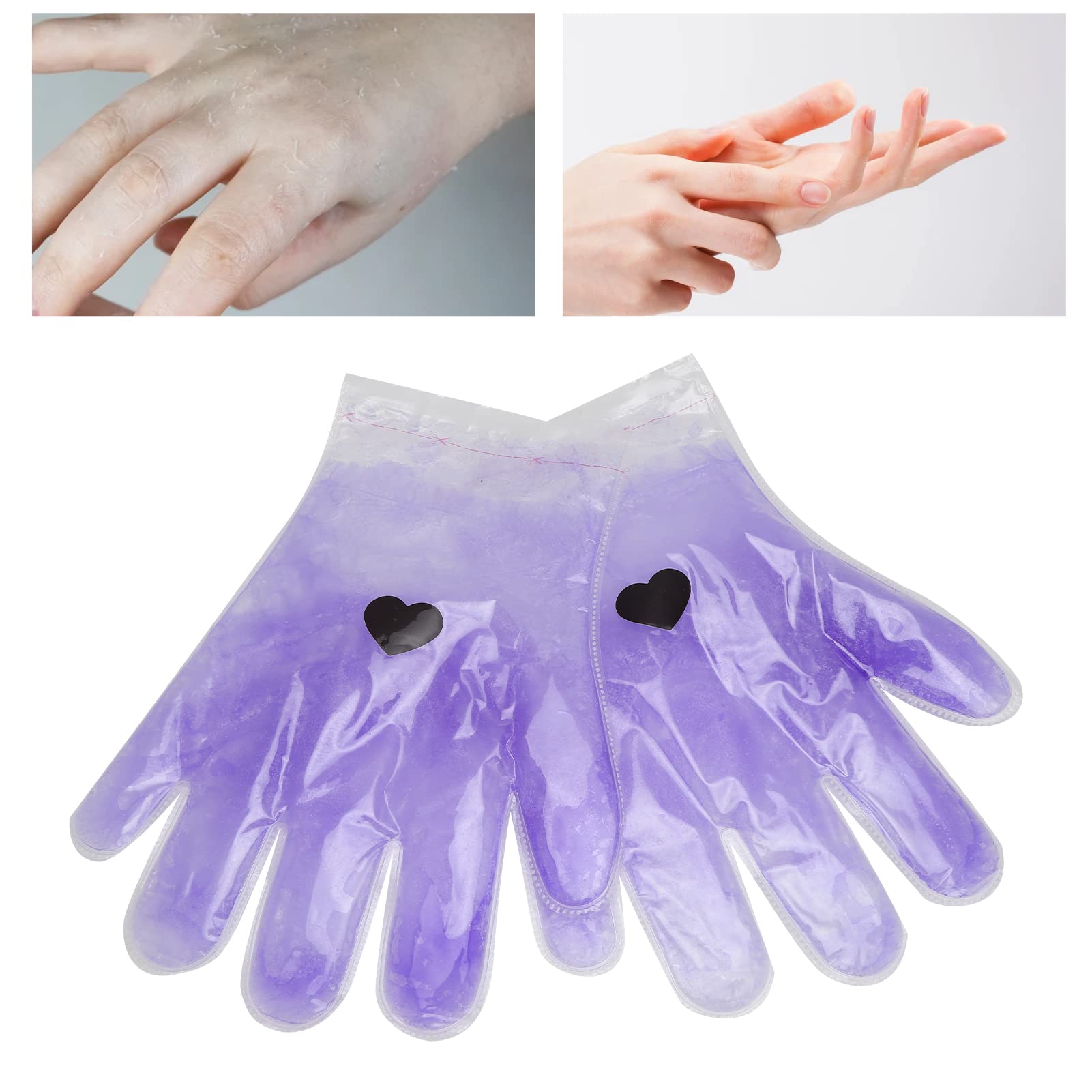 Guanti per il Trattamento alla Paraffina, Guanti Curativi per l'Attivazione della Pelle che si Sciolgono con l'Acqua per il Trattamento della Casa Termale per l'Uso Domestico per i(#1)