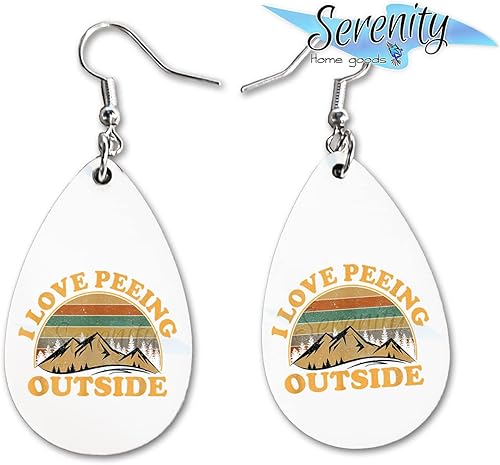 Vista 32 de Van Gogh - Juego de aretes colgantes divertidos Lindos aretes de joyería para niñas y mujeres Impresión de doble cara Regalo de cumpleaños