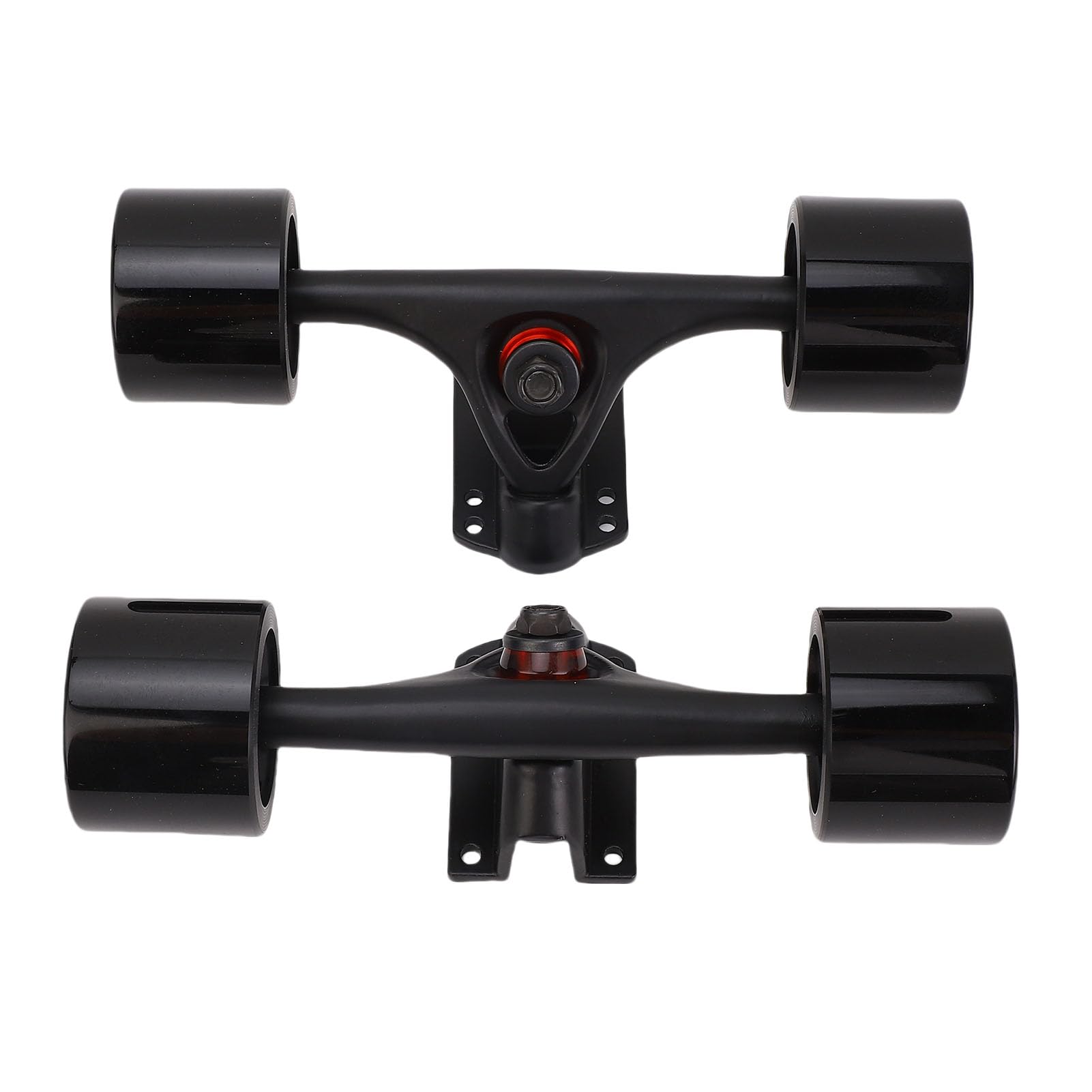 Asixxsix Skateboard Trucks, 65x51mmSkateboard Wheels Longboard Trucks Wheels Combo Set, Skateboards Hardware Combo Starter Kit, Easy Installation