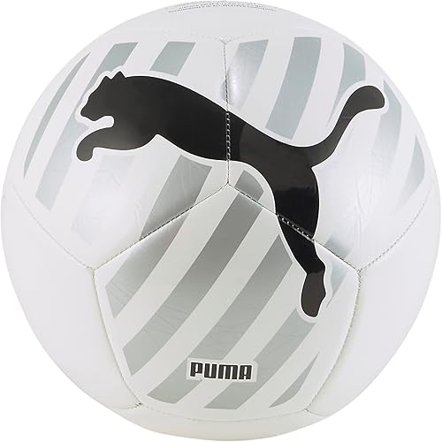 PUMA Big Cat Ball, blanco-negro, pelota recreativa de fútbol, 1