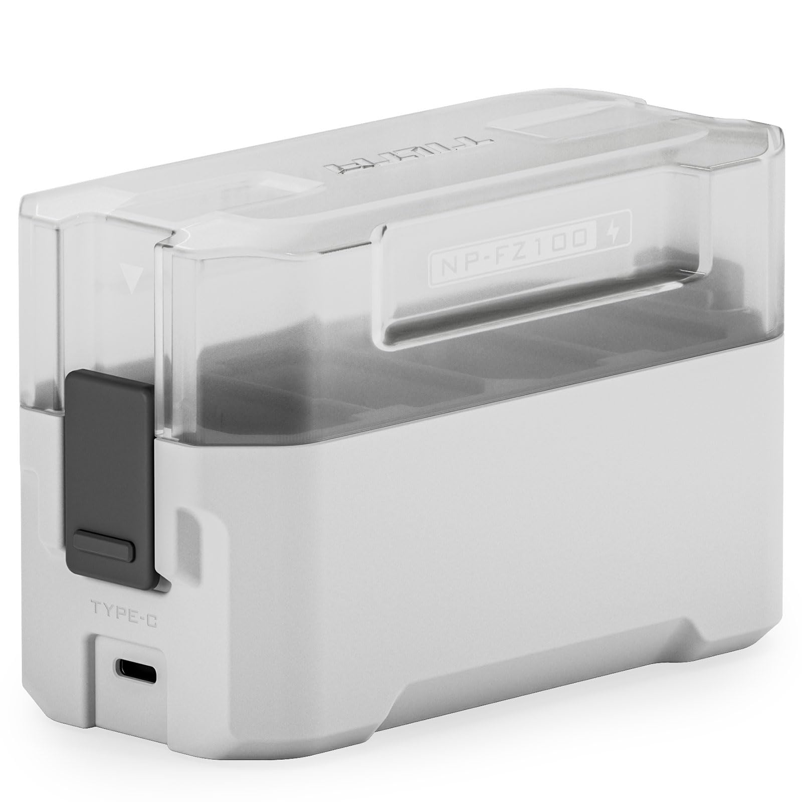TILTA NP-FZ100 Ensemble de remplacement de batterie et de chargeur, avec 2 batteries de 2400 mAh et chargeur rapide USB-C PD 45 W à quatre canaux, compatible avec Sony ZV-E1, A6600, A1 II, A9, A7RIII
