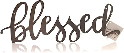 Primitives by Kathy Metal Word Sign - Blessed