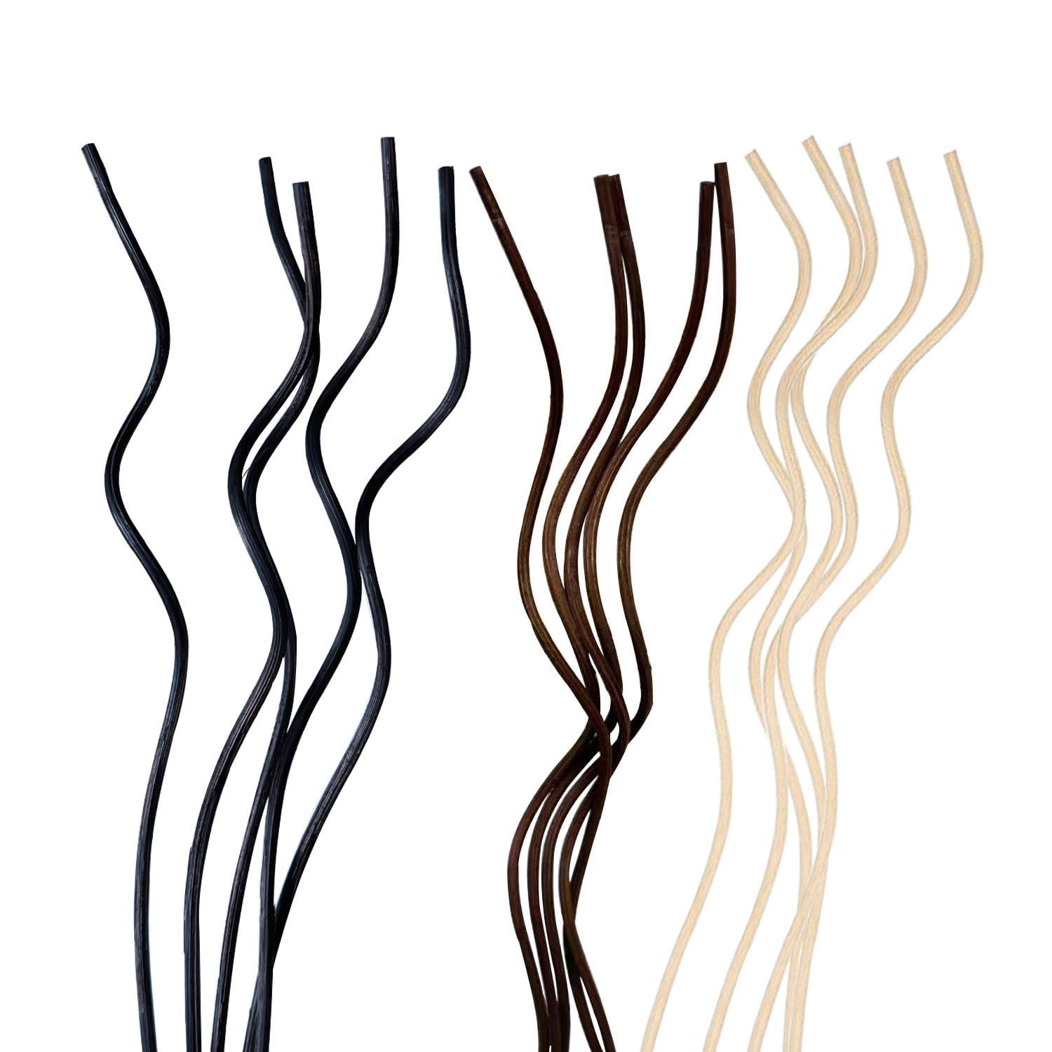 SKYPRO 15 Pcs Reed Diffuser Sticks Rattan Flower Reed Fragrance Diffuser Set Diffuser Sticks for Office Home Decor