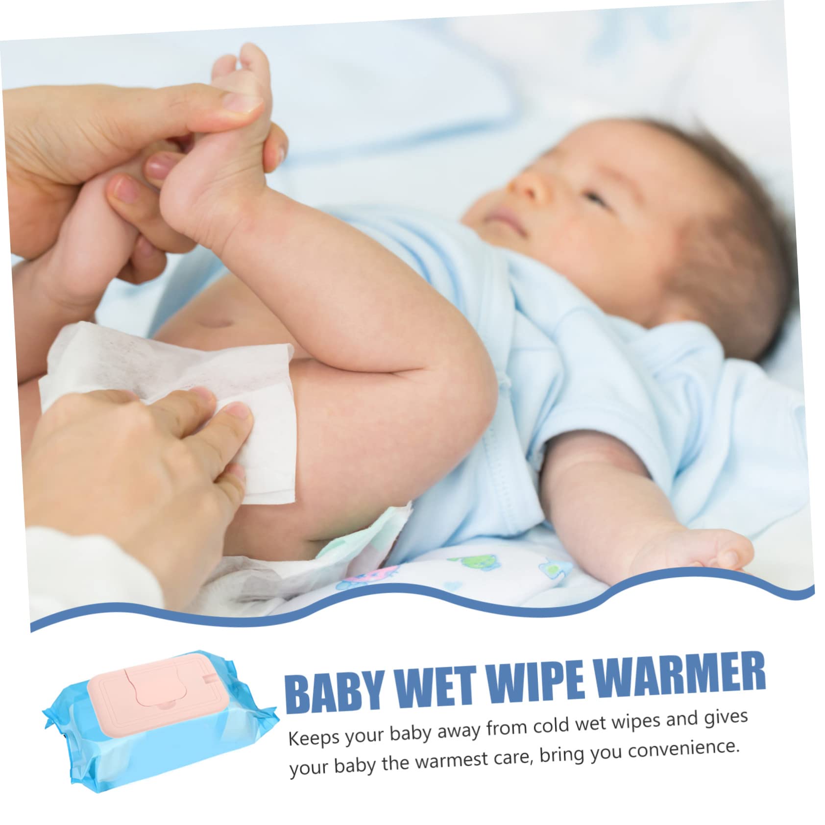 IWOWHERO Baby Wipes Warmer Reusable Wipe Heater for Home Vehicle Baby Heater for Cold Weather