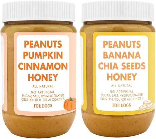 Miniatura 5 de Pumpkin Pup + Ruff Ruff Raw + Barkin Banana Buddy Budder, mantequilla de maní para perro 100% natural, golosinas saludables para perros, hechas en