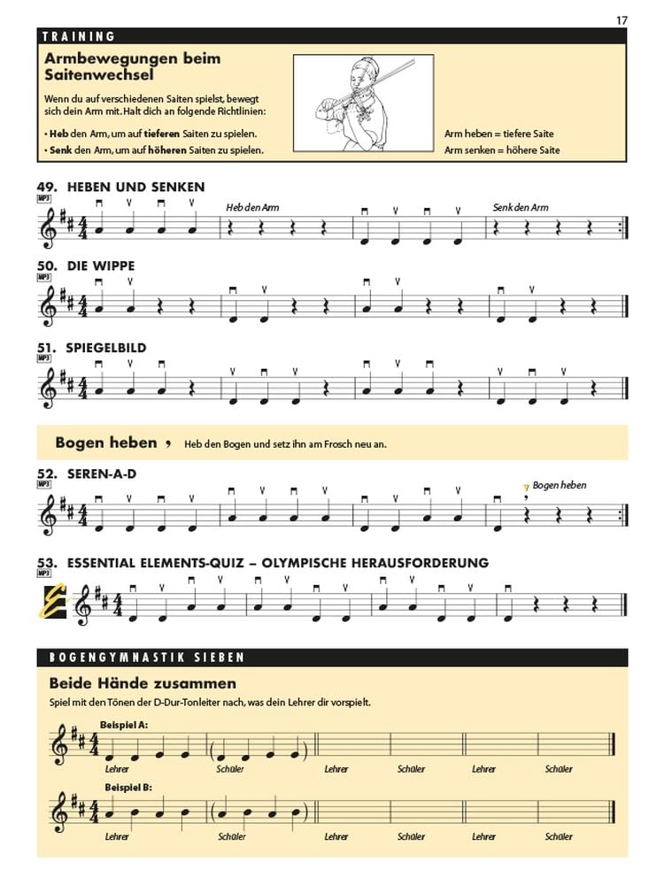 Essential Elements - für Streicher - Violine Band 1 | Anfänger-Lehrbuch für Violine mit Online-Audio | Notenbuch und komplette Streichermethode | Geige spielen lernen Technik, Rhythmus und Ensemble