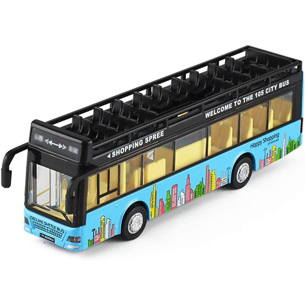 UKAXA Sight Sinning Bus Diecast Metal Alloy London Bus Light & Music Open Door Collection Bus Toys for Boy Kids (B0CFJKPDQF) Amazon Price History, Amazon Price Tracker