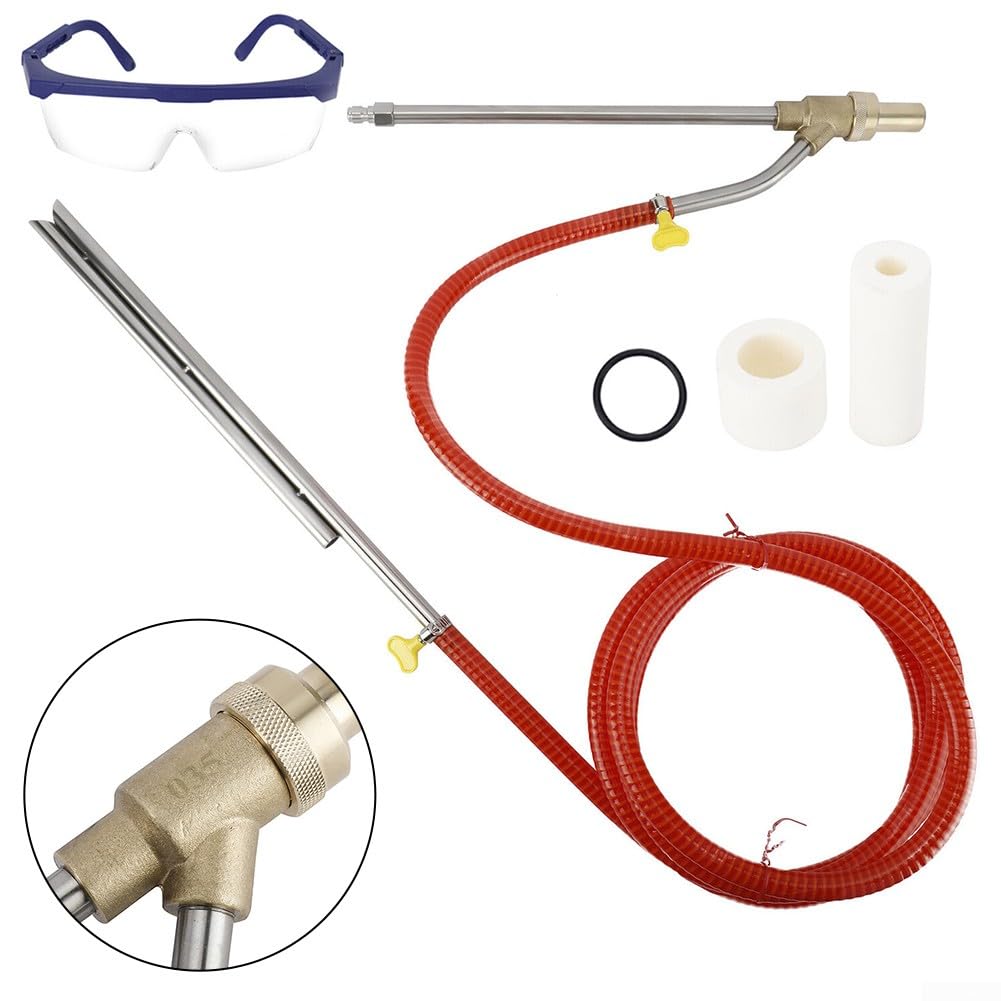 DAZZLEEX per Lancia di lavaggio auto Ugello Acqua di Potenza Sabbia Blaster Sabbiatura Kit 1/4 Connettore Rapido Per Idropulitrice