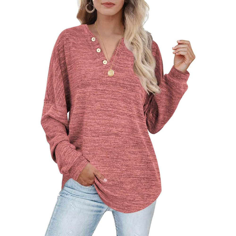 Solid color stylish top ew-4251
