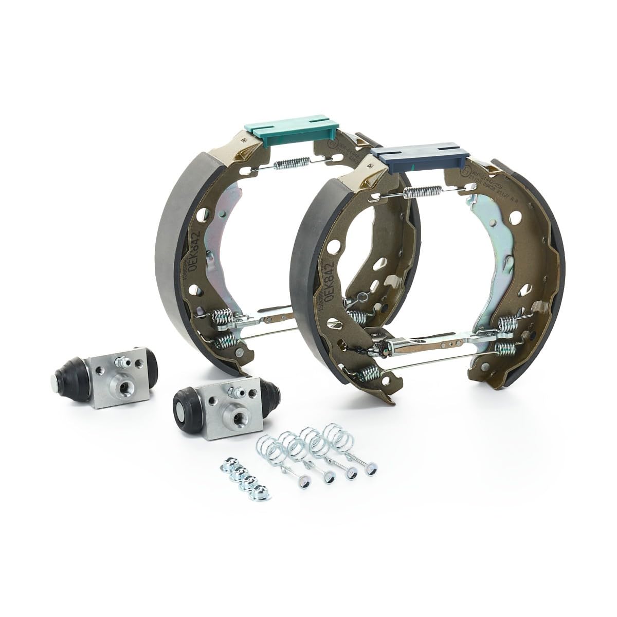 RIDEX 3859B0221 Bremsenset Trommelbremse Bremsbacken Satz Hinten Kompatibel mit RENAULT CLIO II BB0/1/2, CB0/1/2 Clio IV Schrägheck BH, DACIA SANDERO II, NISSAN MICRA IV K13