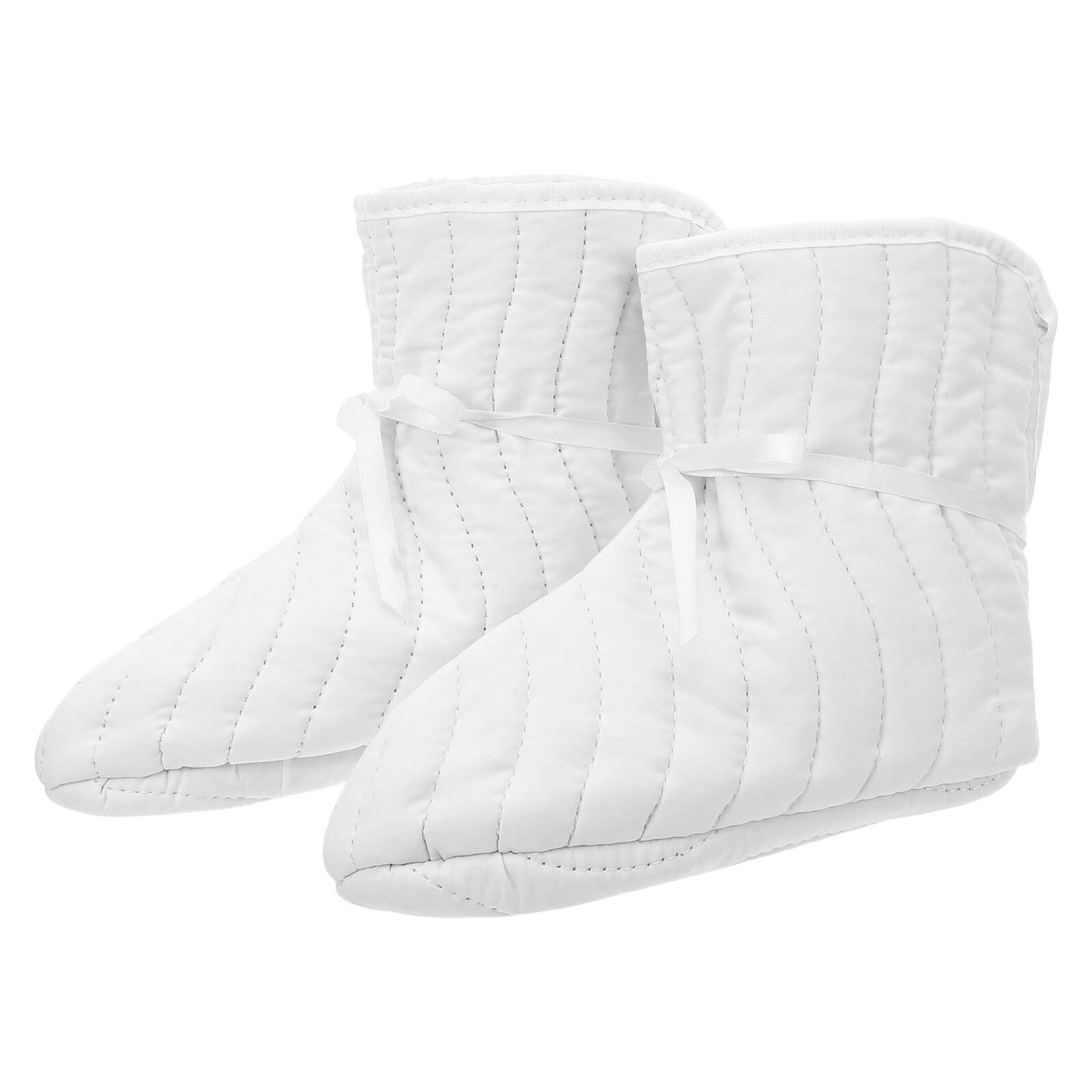 Hohopeti Baumwolle Herren-stiefelsocken Dicke Wintersocken Atmungsaktive Isolationssocken Strapazierfähige Arbeitssocken Verdickte Weiße Socken Bequeme Warme Socken Fischersocken