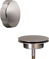 Vista 1 de Westbrass A50TE-07 - Moldura de repuesto estándar de 1-1/2 pulgadas para ensamblajes de desagüe de baño de accionamiento por cable, paquete de 1