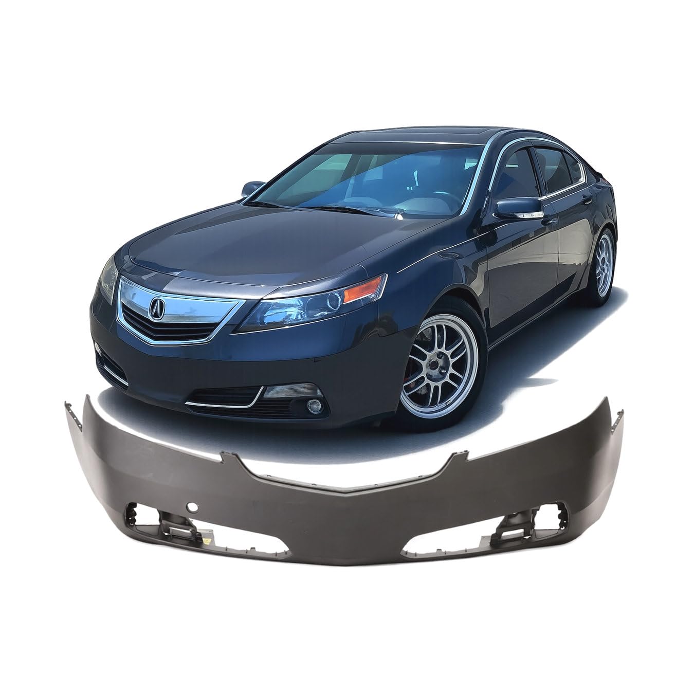 FitParts Compatible with Acura TL 2012–2014 Front Bumper Cover