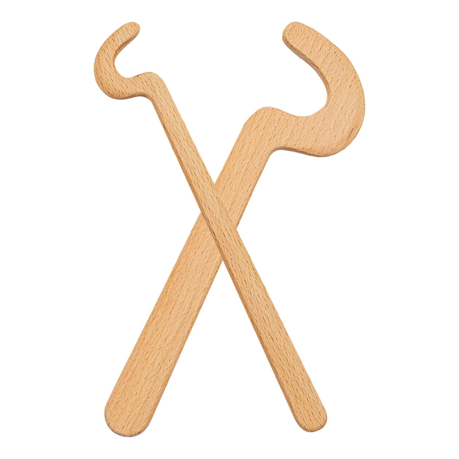 BESTonZON Herramientas para Esculpir Arcilla de Cerámica de Madera, Juego de 2 Piezas (tamaño Pequeño y Grande), Palitos para Modelado y Formación Rápida de Bordes, Adecuado para
